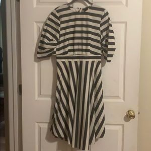 Off white gray dress